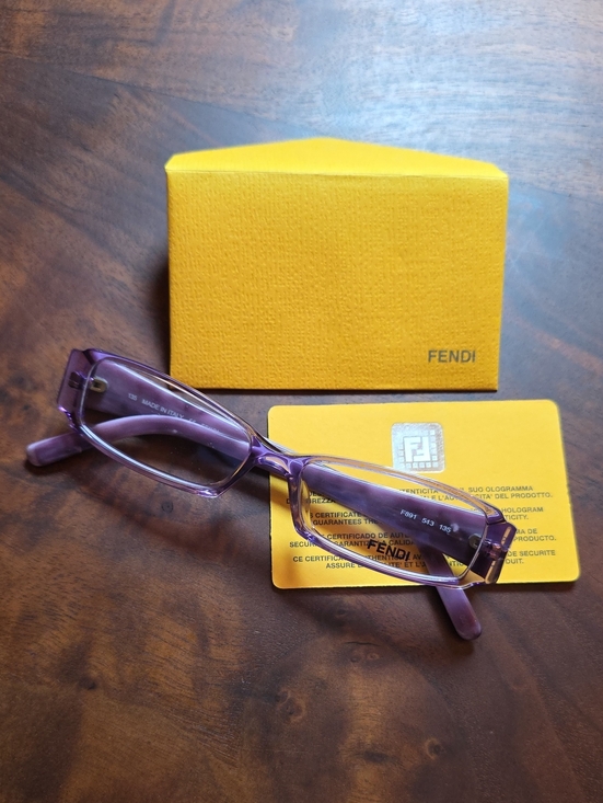 Fendi Accessories - Fendi Optical Frames Purple Rectangular FASHION GLAM PREMIUM OFFICE ATTIRE